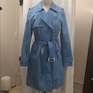 Michael by Michael Kors blue trench coat size M